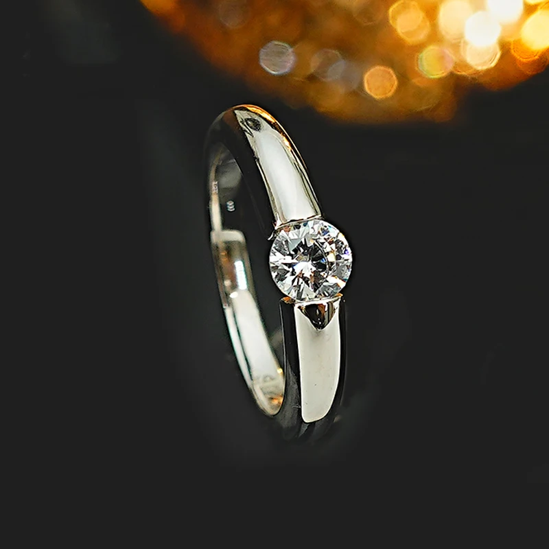 Кольцо Из Стерлингового Серебра S925 Для Женщин Европейско-американский Стиль