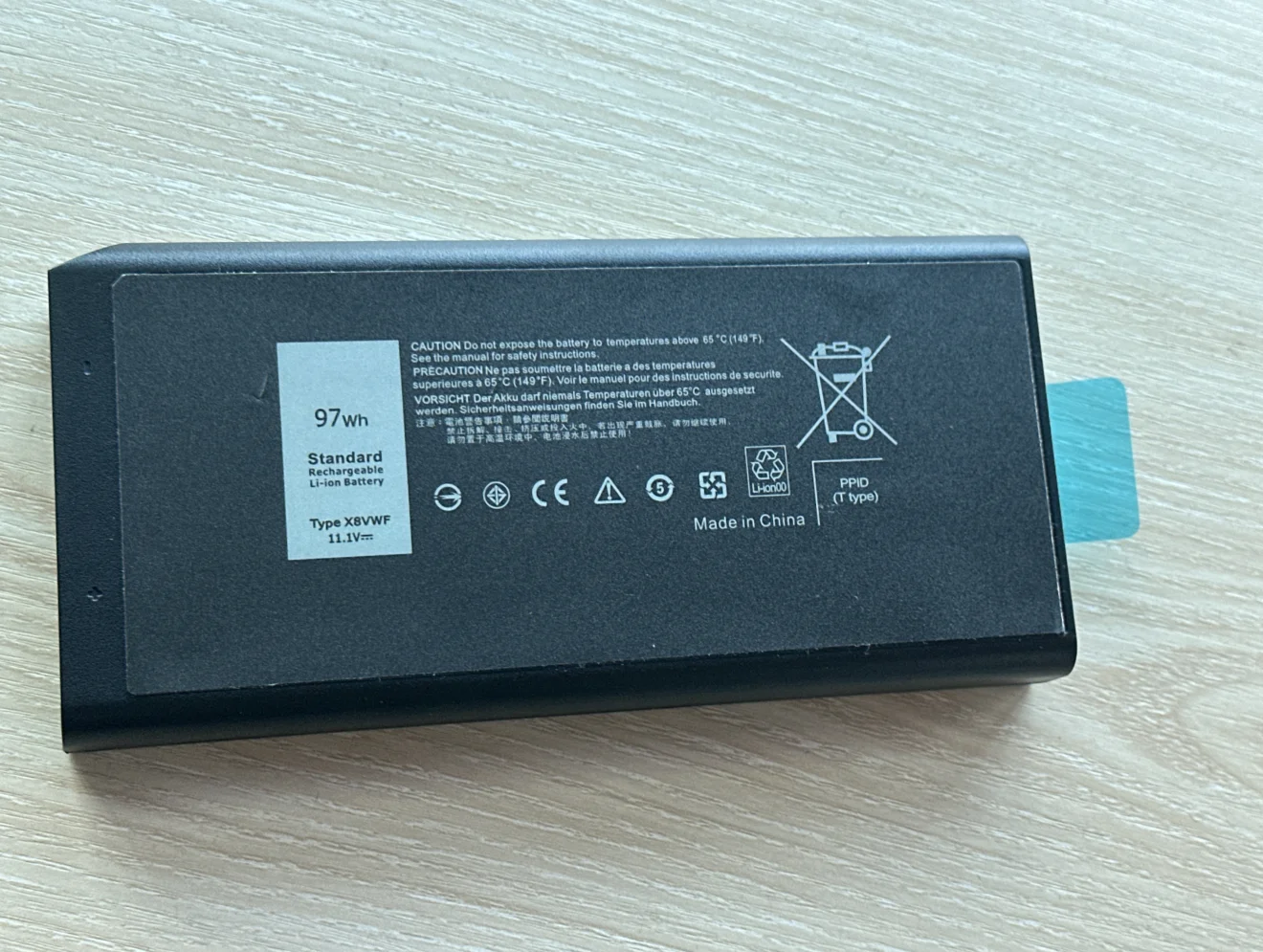 X8VWF Аккумулятор для ноутбука Dell Latitude 14 прочный 5404 5414 E5404 Extreme 7404 7414 E7404 серии 4XKN5 DKNKD