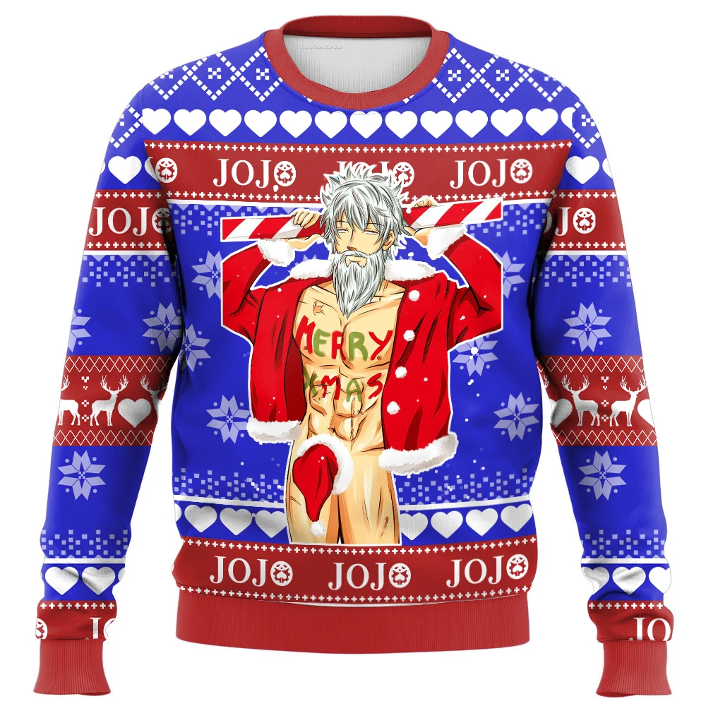 ZabawnyprezentświątecznyBrzydkisweter2025Nowyodnysweter uliczny znadrukiem3Ddl мужжчиныGorącosprzedającasięoversizowakoszulazo