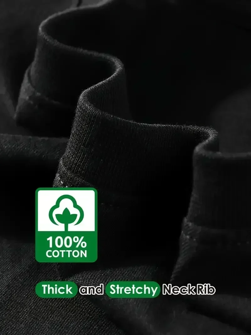 Футболка с принтом шеф-повара черная Удобная Повседневная футболка из 100% хлопка