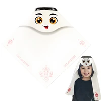 2022 qatar world cup mascot laeeb cape 2022 football world cup moscot cape cloak hijab kids moscot cape world cup cosplay cape