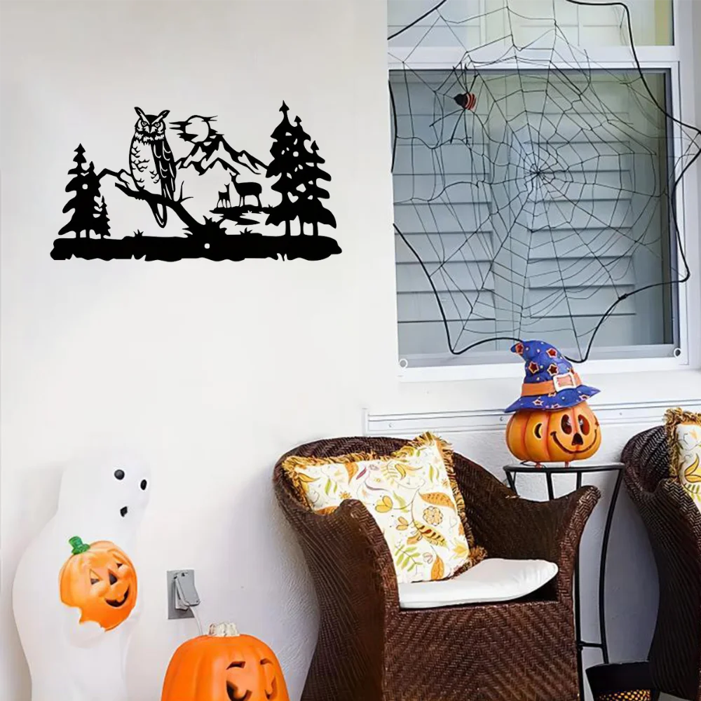 Пасторальные Лесные Животные Декоративное Искусство Металлические Настенные