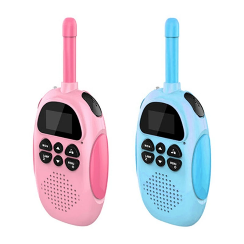 

FBIL-2 PCS Kids Walkie Talkies Portable Handheld Toy Cute Walkie Handheld Talk Parent-Child Interactive Toys