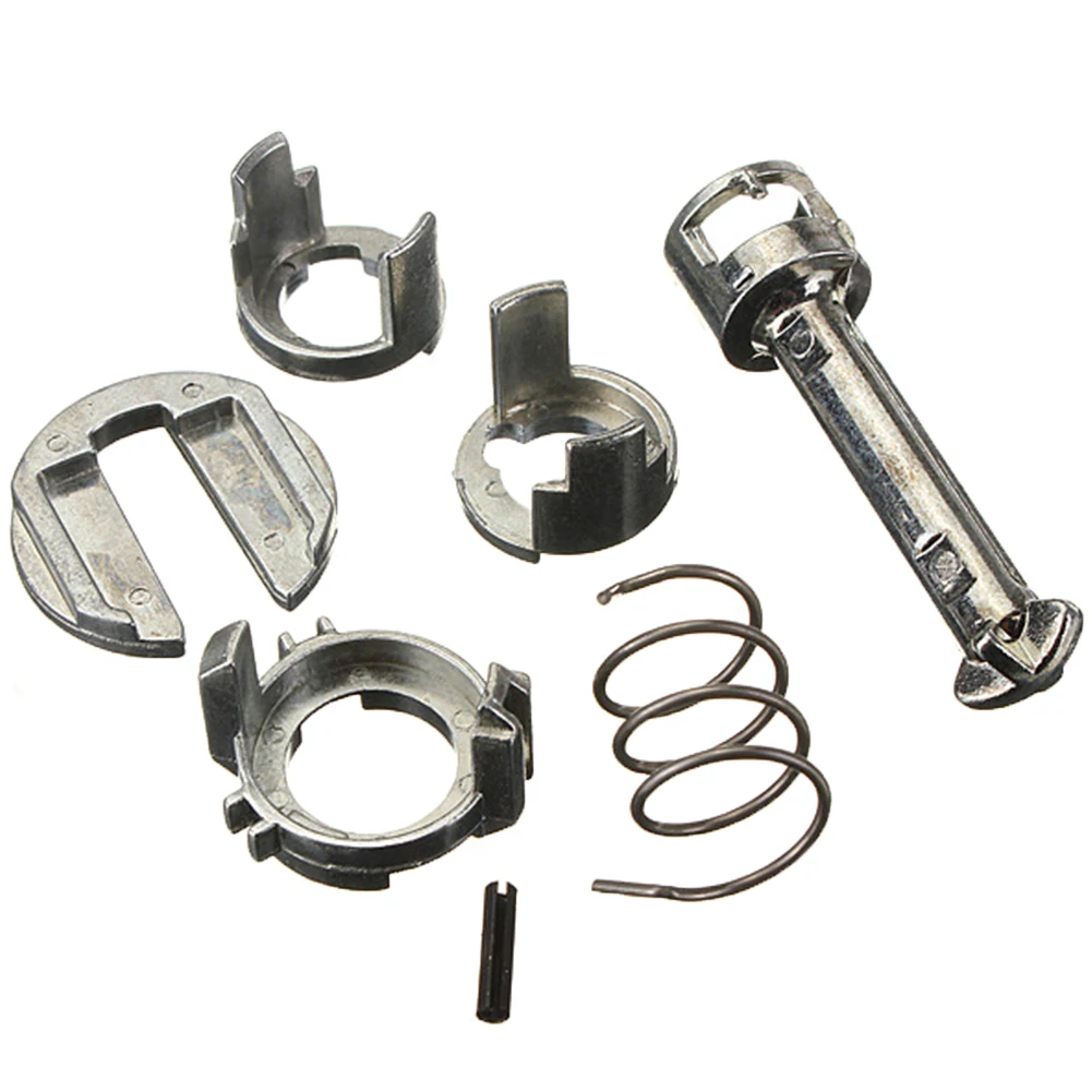 

7pcs Car Tool Metal Hardware Front Replacement Parts Door Lock Repair Kit Accessories Cylinder Left Right Professional For E46