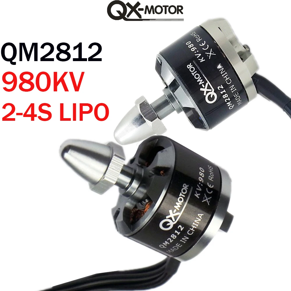 QX-Motor QM2812 (2212)CW/CCW 980KV Бесщеточный двигатель для F330 F450 F550 RC игрушки с дистанционным