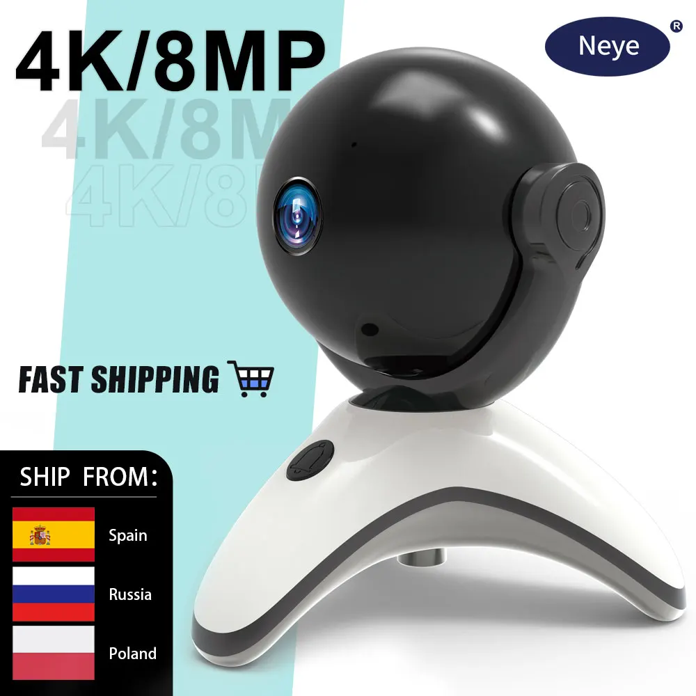 5G WiFi Camera 8MP 4K Wireless Home Security Camera for Baby Elder Pet Camera Monitor Motion Detection 2-Way Audio Night Vision