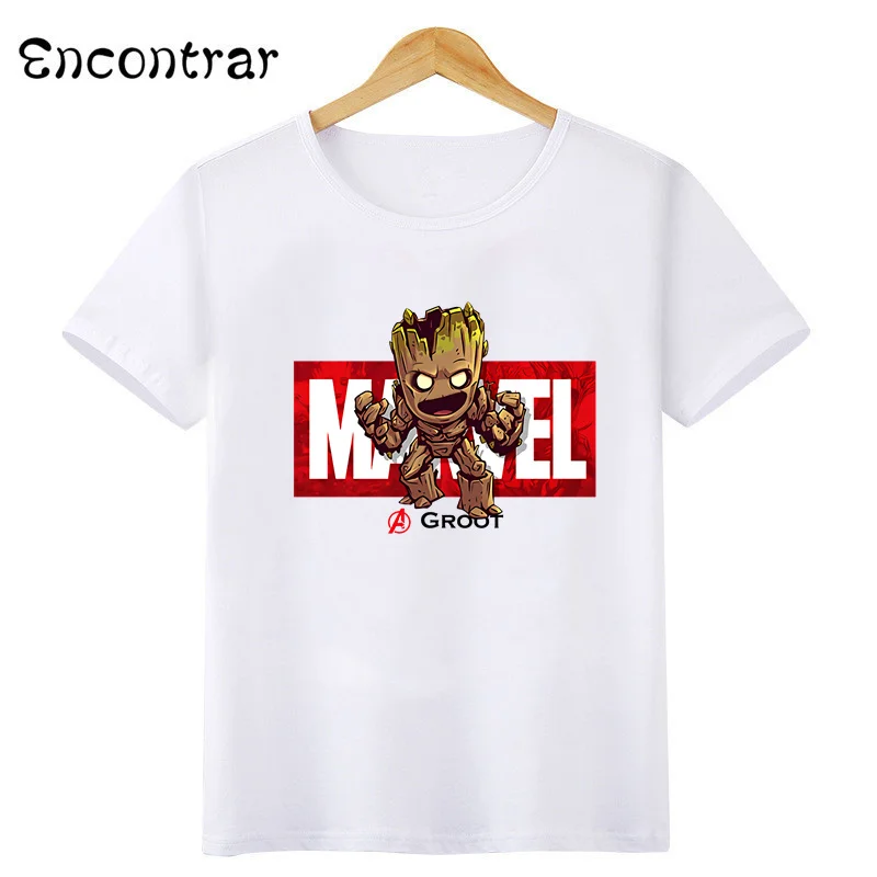 Детские футболки Marvel Мстители Железный человек Человек-паук Халк Капитан