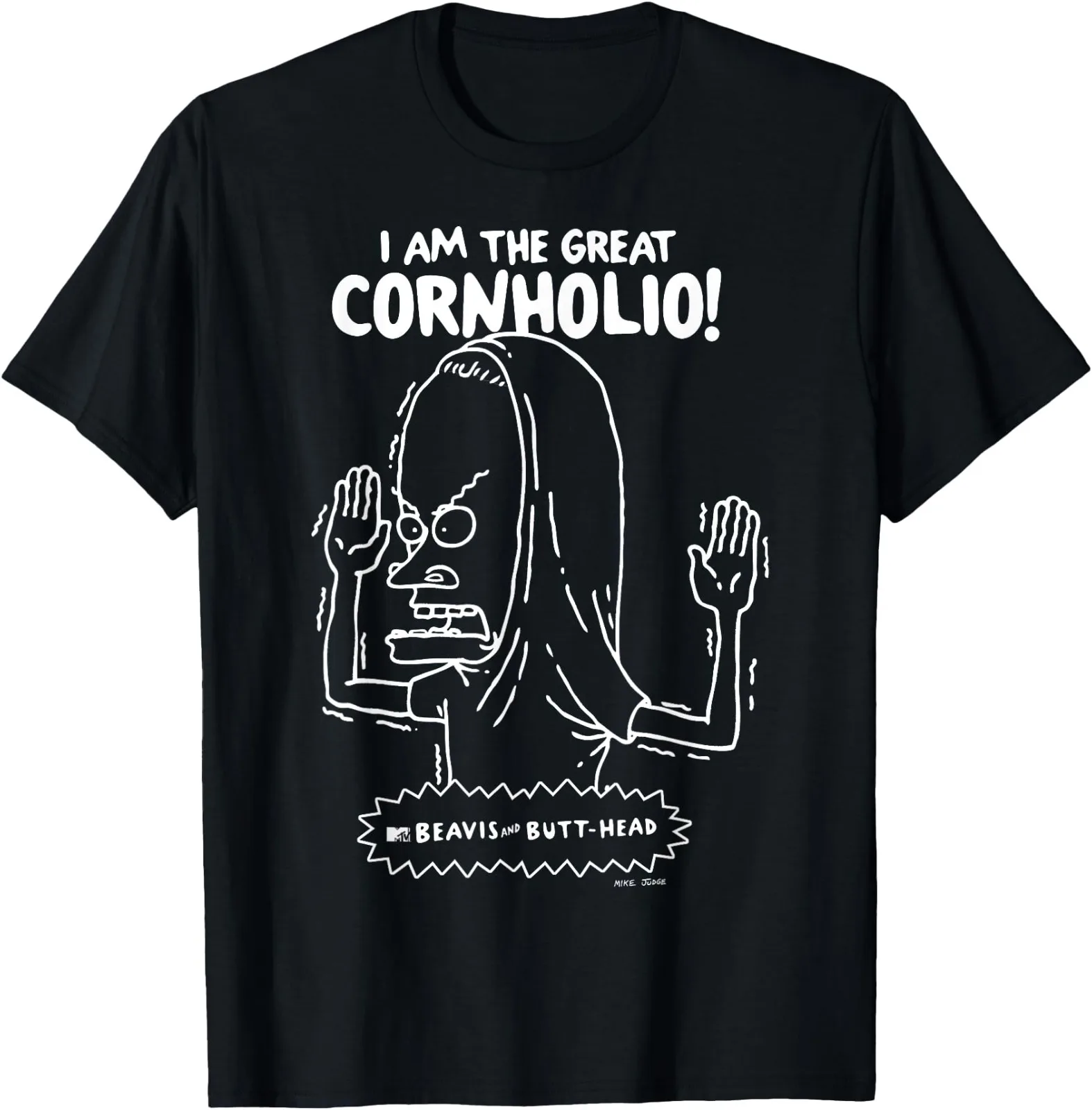 Футболка Beavis and Butt Head Great Cornholio Outlined Sketch полная S 4XL