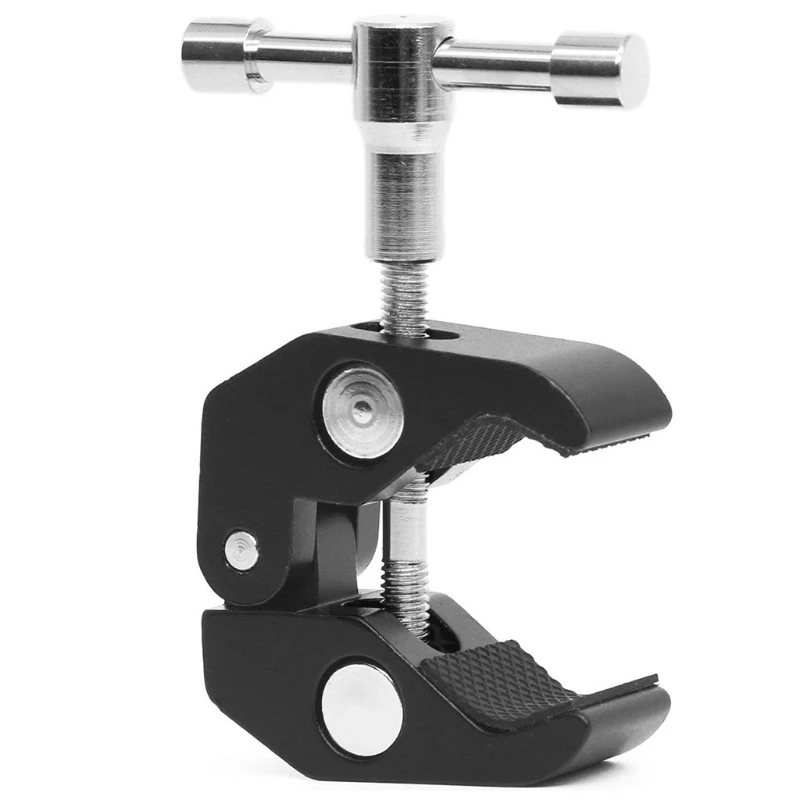 

DXAB 1/4" & 3/8" Thread Super Clamp Pliers Clip for Camera Tripod Photo Studio