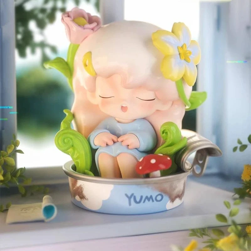 Фото Коллекционная плюшевая фигурка Jotoys Yumo в закрытой упаковке, милый настольный декор, декоративная статуэтка для взрослых женщин №5