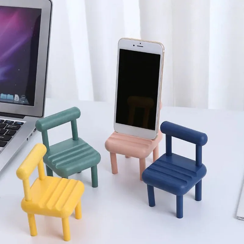 Mobile Phone Holder  INS Particularly Popular Cute Chair Mobile Phone Bracket Desk Mobile Phone Holder For iPhone iPad Tablet