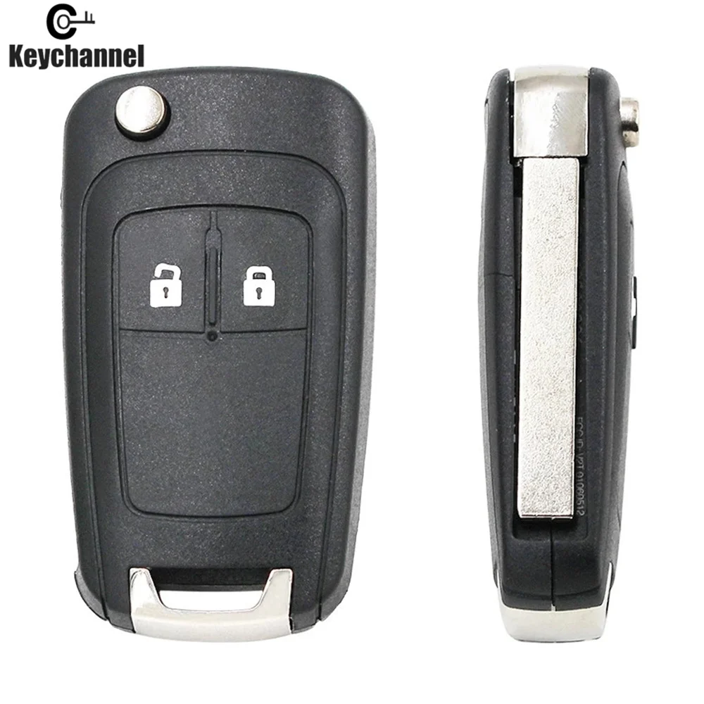 1 шт. 2 кнопки пустой дистанционный ключ чехол для Opel Astra J Zafira B Insignia Adam Astra каскад Карл Зафира C LISHI HU100 лезвие
