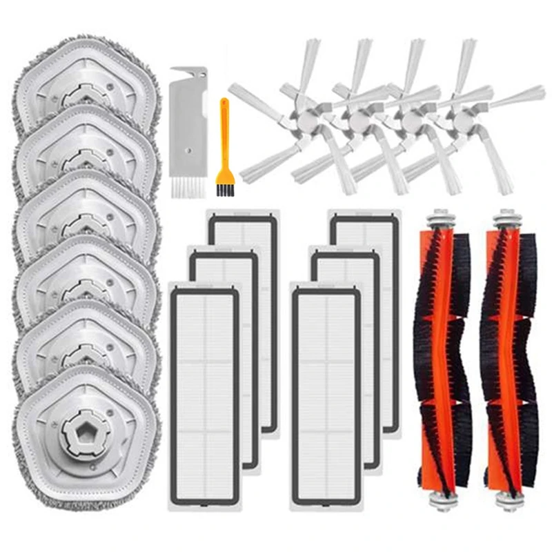 

Replacement For Xiaomi Dreame Bot W10 Pro/Self-Cleaning Robot Vacuum Main Brush Side Brush HEPA Filter Mop Pads