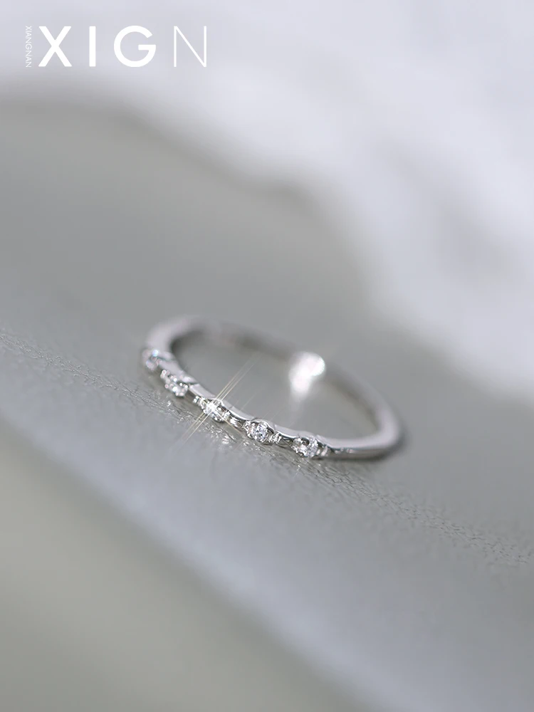 Кольцо с бриллиантом Xign легкий роскошный дизайн кольцо на указательный палец