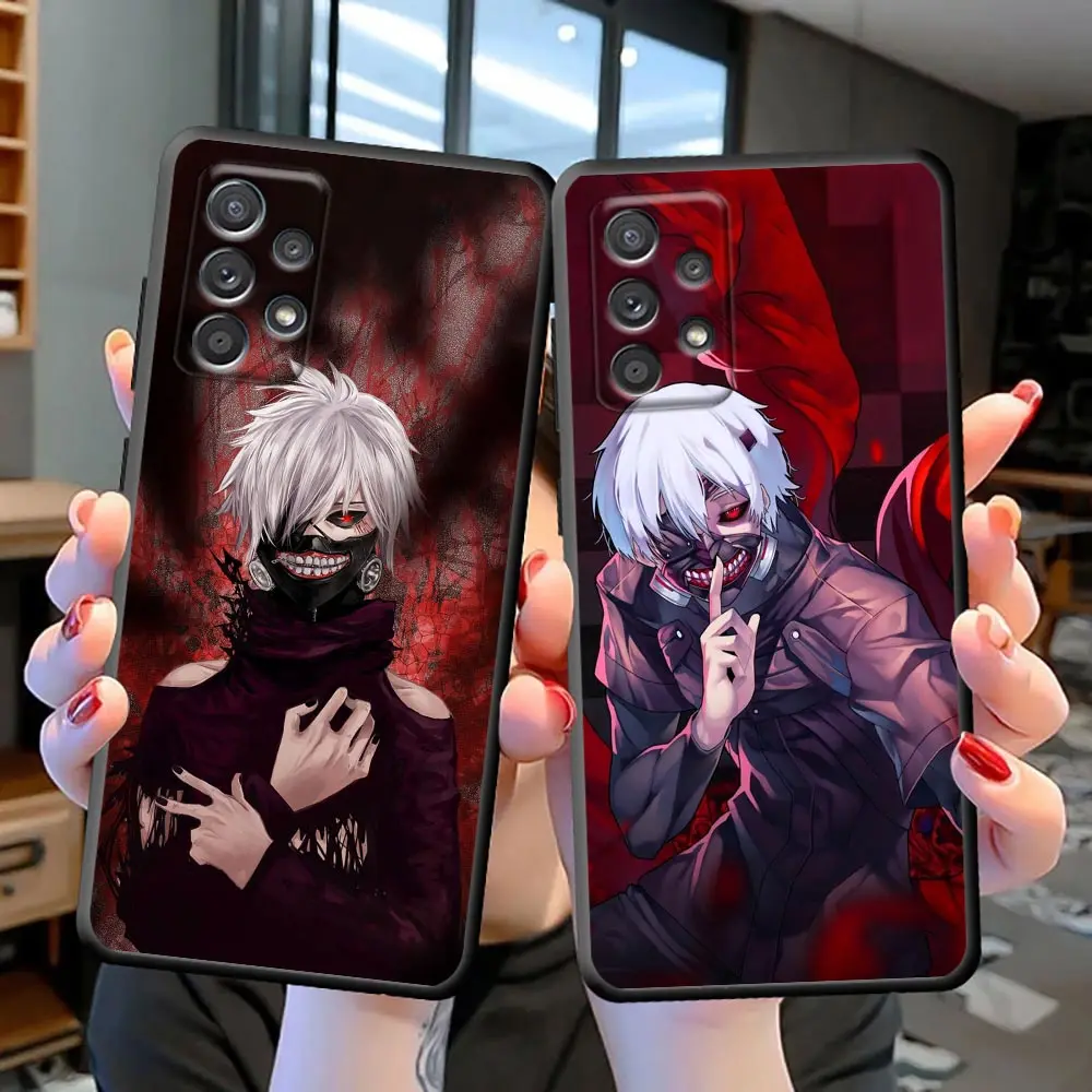 

Phone Case for Samsung S7 S8 S9 S10 S10E S10E S20 S21 S22 S23 Ultra Plus FE Lite Edge 5G 4G Case Tokyo Ghoul Anime Kaneki Ken