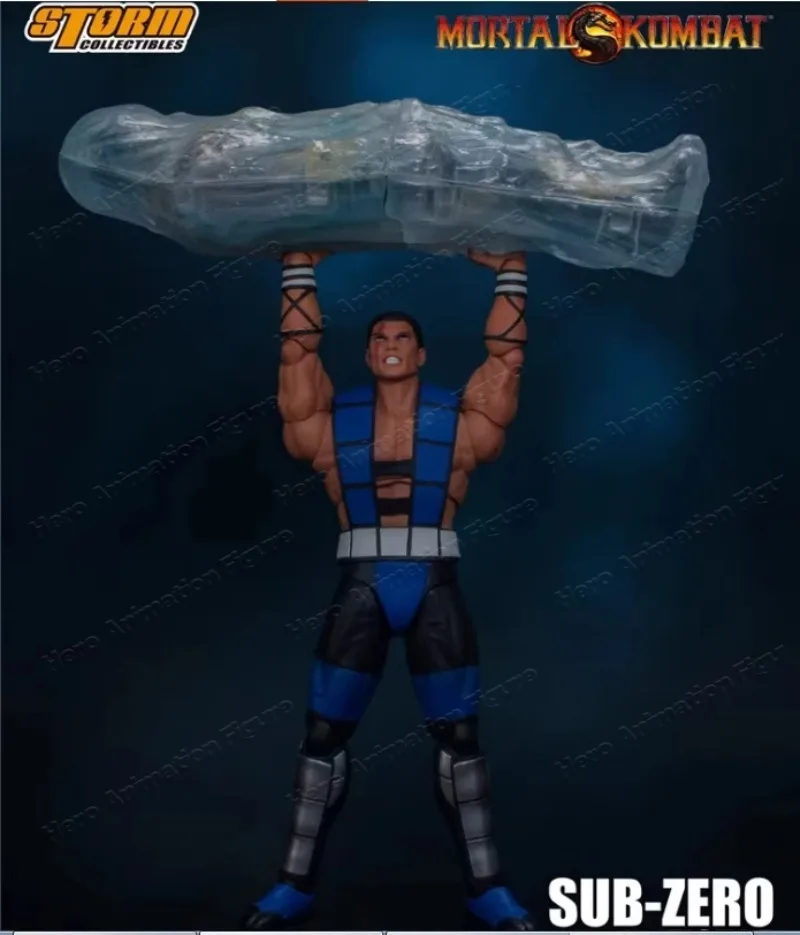 Фото В наличии: Коллекционная фигурка Storm Collectibles в масштабе 1/12, Mortal Kombat Sub-Zero, издание Revealed Edition, классическая модель игрушки №3
