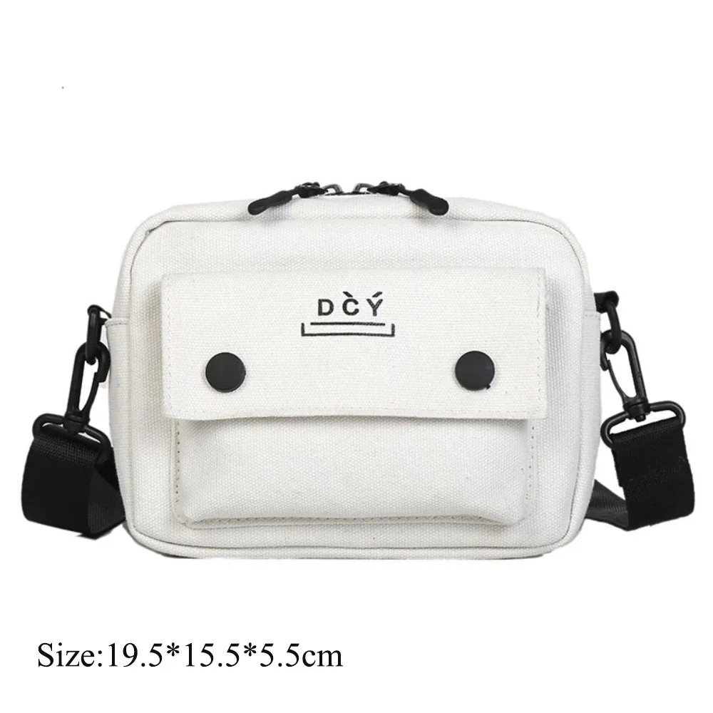 Холщовые женские сумочки высокого качества однотонная сумка-мессенджер с