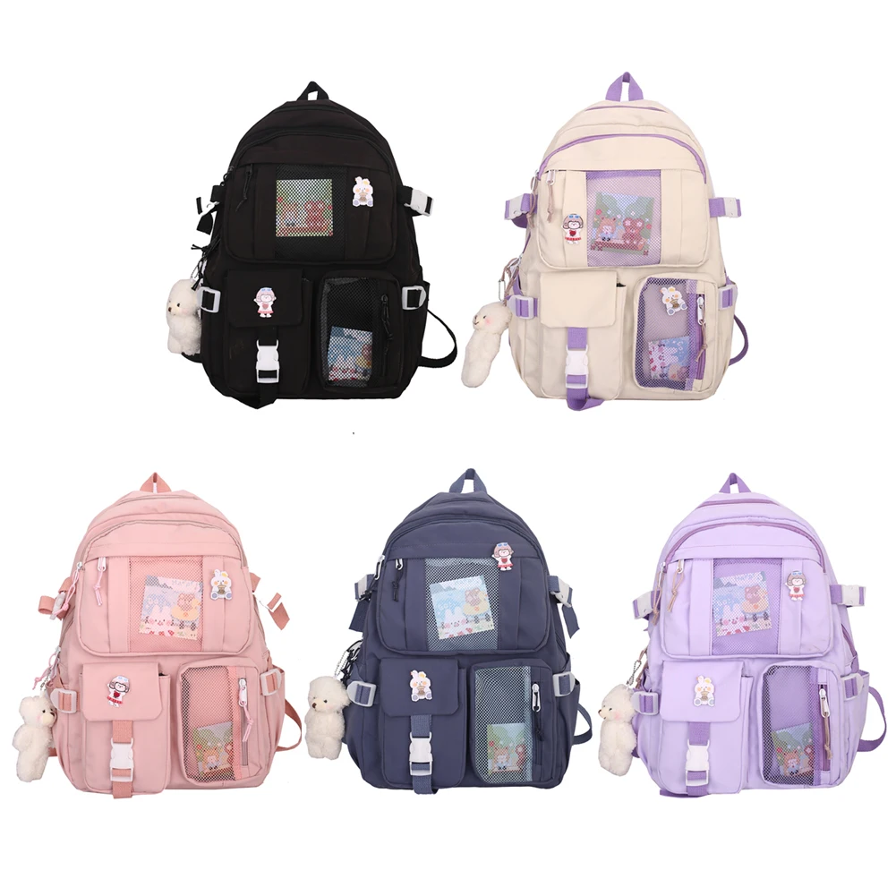 

2022 women s Travel Backpack women s Multi Pocket waterproof University sch