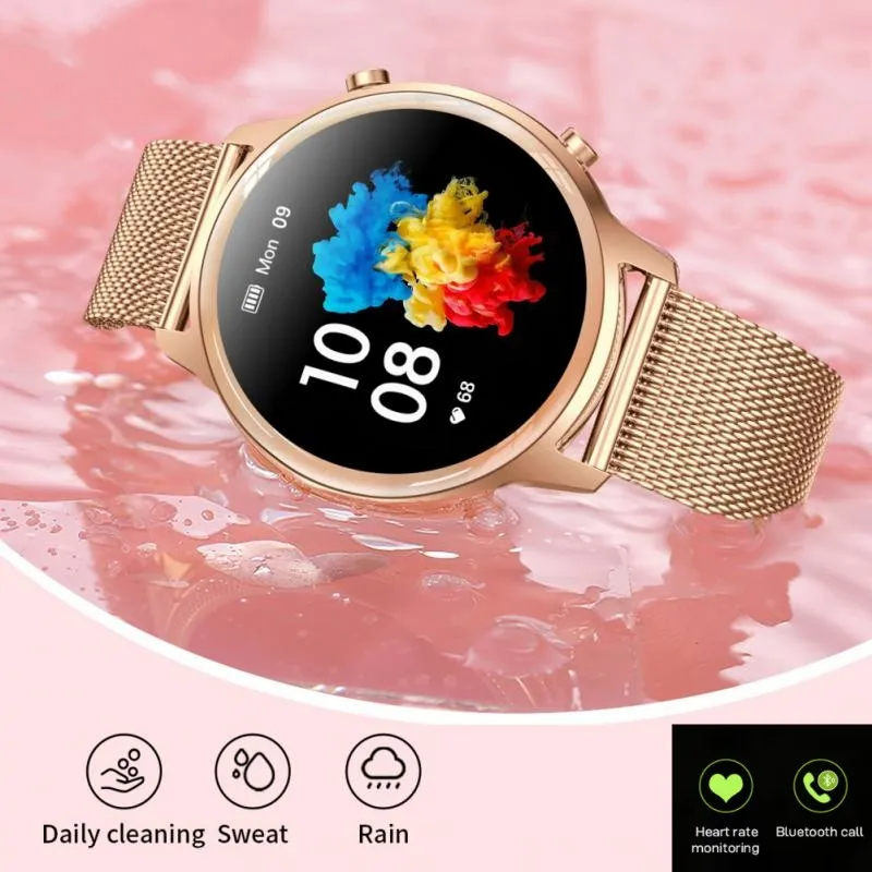 

Bluetooth Call Smart Watch Custom Dial Watches Sport Fitness Tracker Heart Rate Women's Smartwatch Waterproof For Android IOS