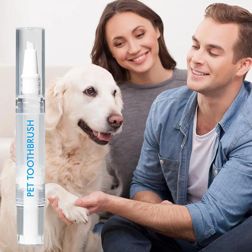 Зубная щетка для домашних животных ручка чистки зубов кошачий зубной камень