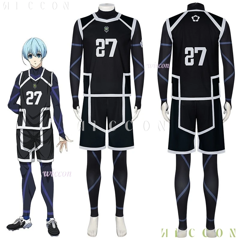 Комбинезон для косплея Blue Lock S2 топы из 2 предметов шорты комплект костюмов Chigiri Hyoma
