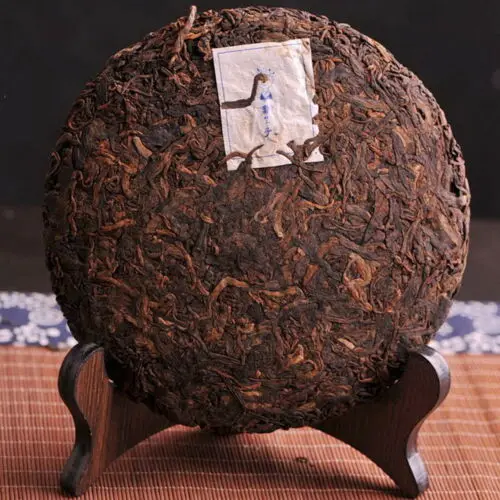 

2019 Puer Bulang Hou Yun Китай Юньнань Pu-erh торт созрел 300 г