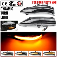 dynamic turn signal light led side mirror indicator blinker sequential lamp for ford fiesta mk8 2019 2020