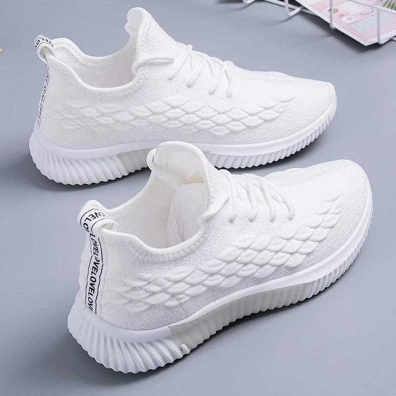 2022 New Women Sneakers Woman Summer Running Shoes Basket Female Vulcanized Women's Casual Flats Walking Shoes Knitting Mesh
