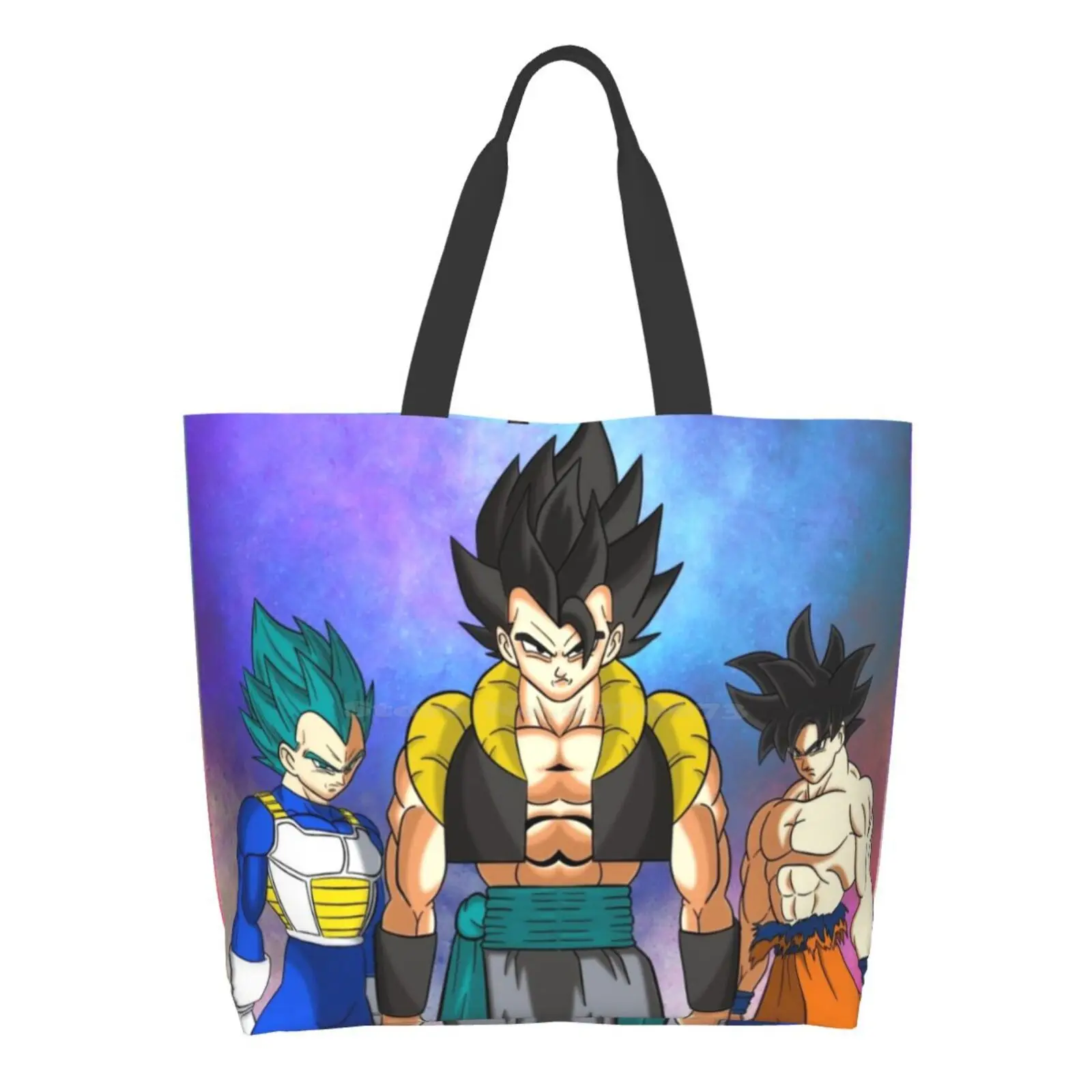 

Designer Handbags Shopping Tote Gogeta Vegeta Goku Dbz Dbs Anime Cartoon Characters