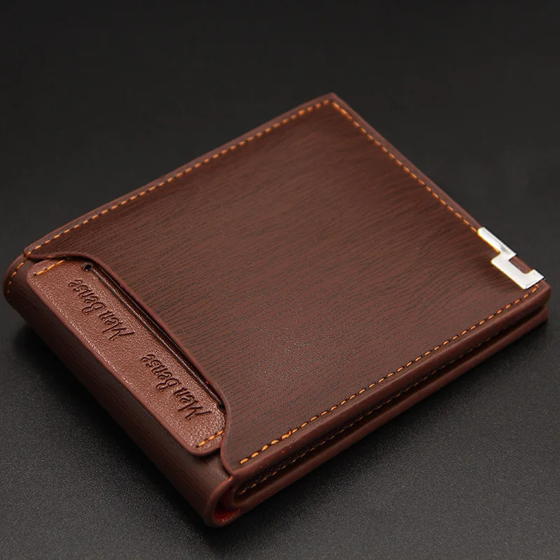 Men's Wallets Vintage Men's Leather Luxury Wallets Multifunctional Short Wallets with Detachable Card Holder Credit Card Holder