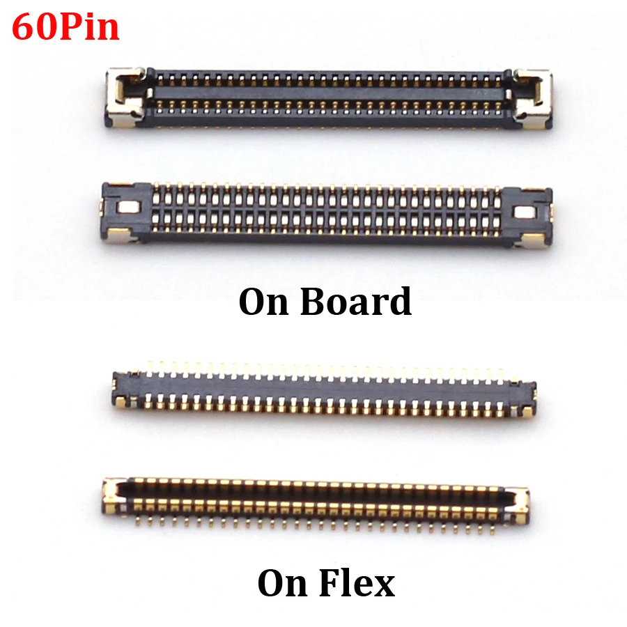 2 разъема FPC с 60 - контактным USB разъемом для Xiaomi 9 Mi SE 9Pro 9SE 10 Lite 10T Pro Redmi K30S K30