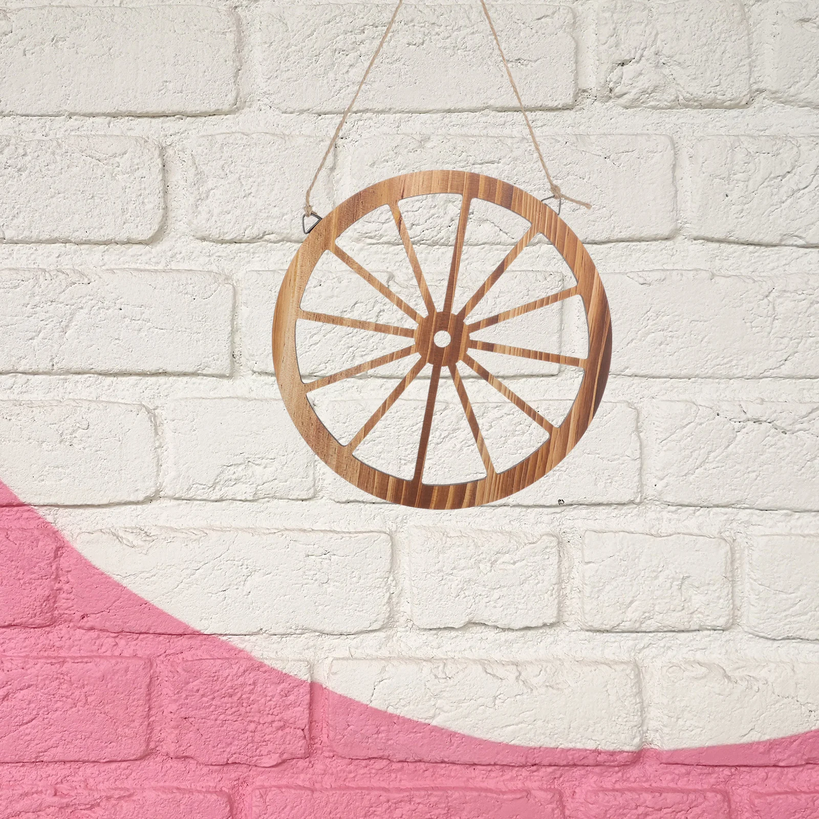 Украшения дома для деревянный четырехколесный настенный винтажный орнамент