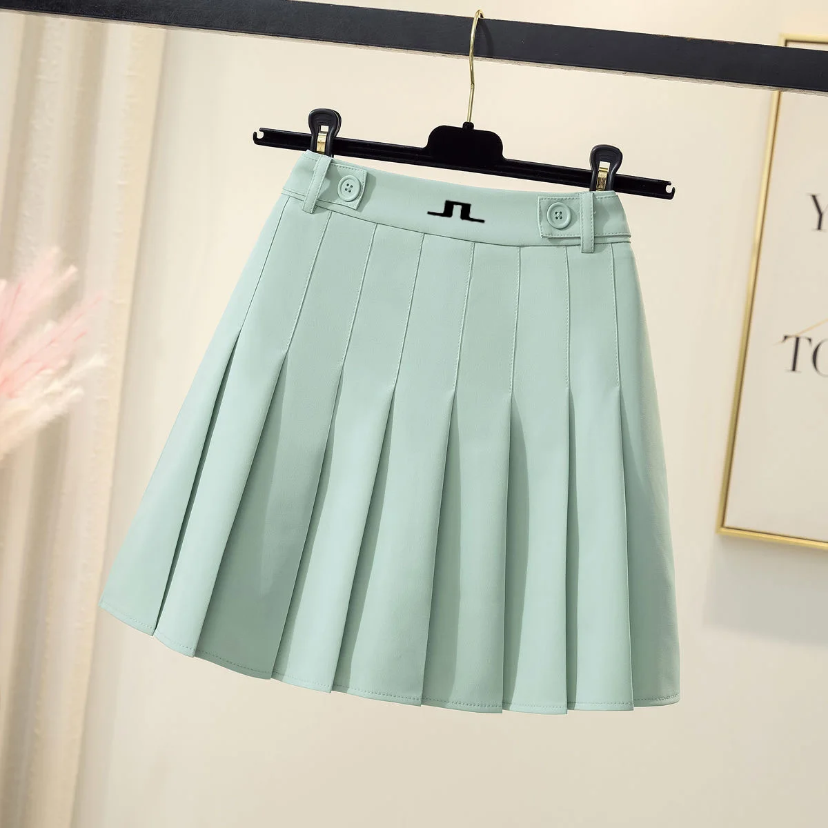 

High Quality Women Golf Skirt with Safety Pants Breathable Sports Running Fitness Tennis Skirts J Lindeberg Golf Wear Ladies