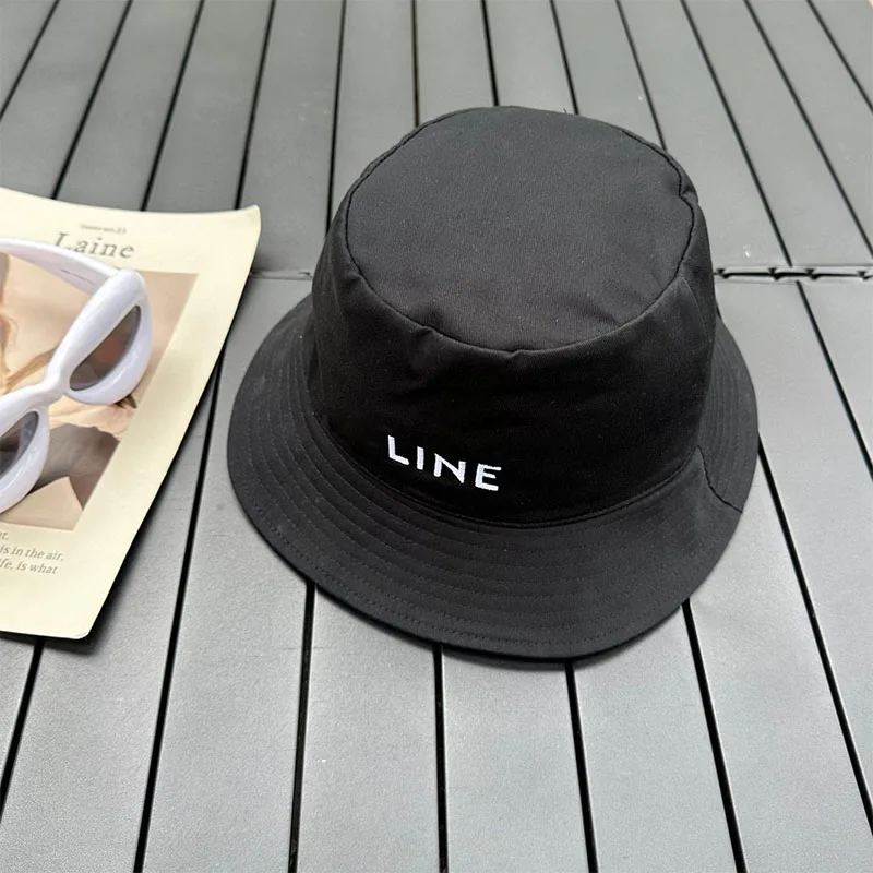 

New Bucket Hat Fashion Embroidered Letter Fisherman Hat Men's and Women's Summer Outdoor Sports Leisure Sunshade Hat YF1018
