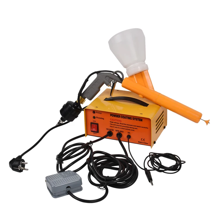 

Metal powder spraying machine