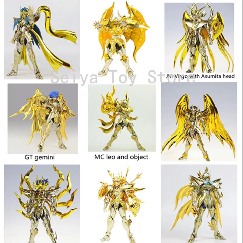 

Saint Seiya Myth Cloth Ex Soul Of Gold Sog Gold Saints Knights of the Zodiac GT Gemini MC Leo CS Libra Metal Armor Action Figure