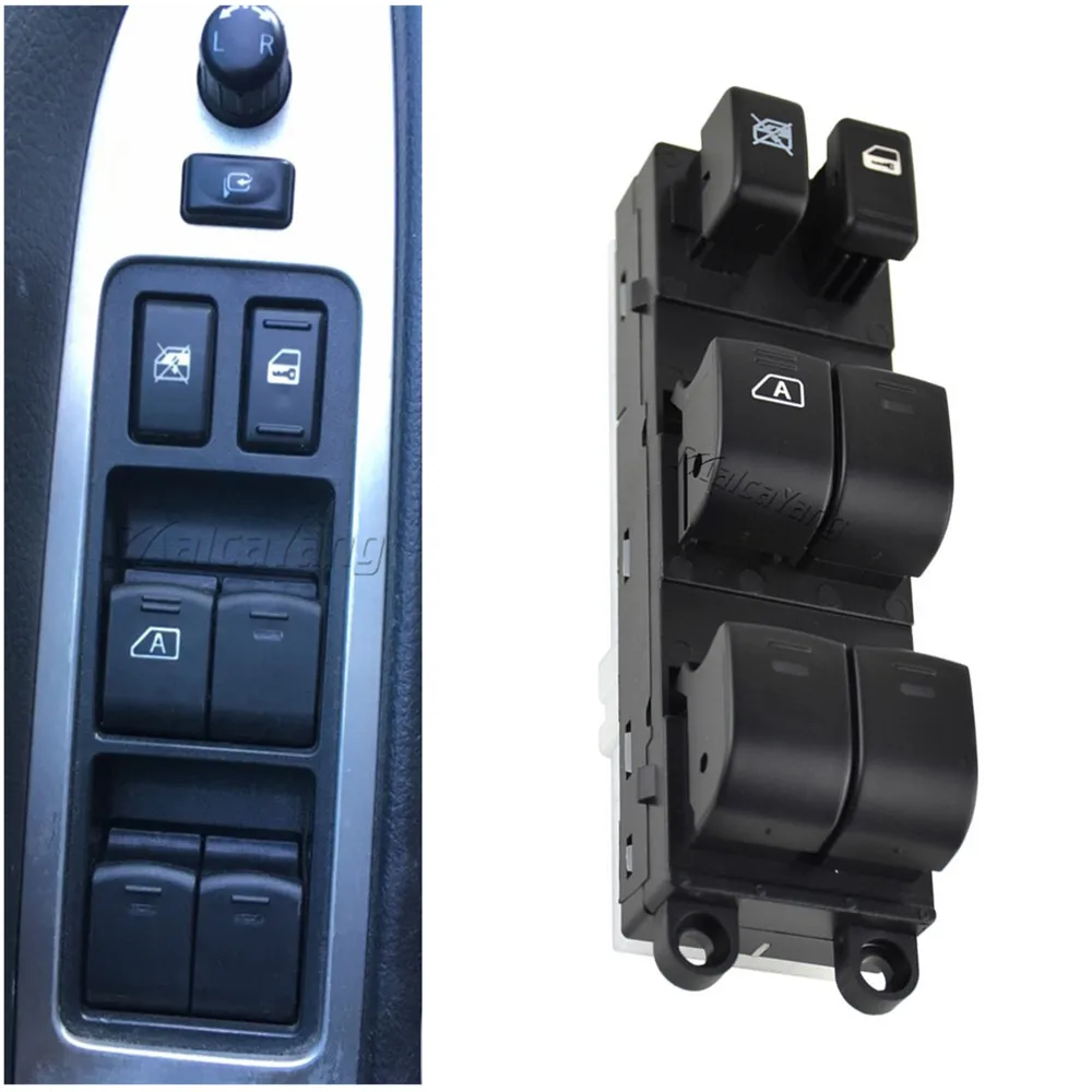 

Front Left Electric Power Master Window Lifter Switch For Nissan Teana J31 J32 VQ23/35 Sentra 25401-9W100 254019W100
