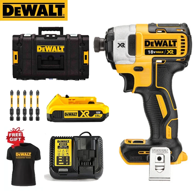 Dewalt беспроводная ударная отвертка DCF887 18 в электрическая дрель с литий-ионным