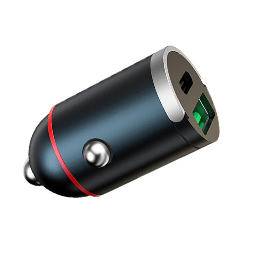 

USB Car Charger 5A Fast Charging 12-24V Socket Lighter Car USB C Charger for Phone Charge Adapter