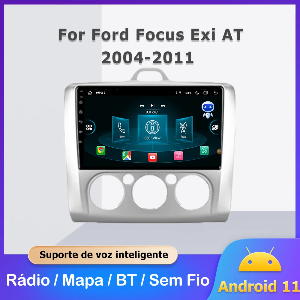 

JMANCE For Ford Focus Exi AT 2004 2005 2006 2007-2011 MK2 Car Radio Apple carplay 4G Multimedia Players GPS DVD 2 DIN autoradio