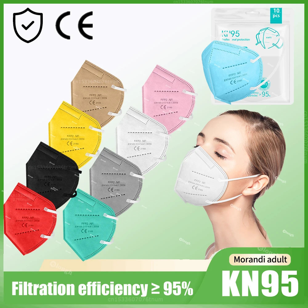 Маска FFP2 для взрослых 5 слоев CE FPP2 маска лица одобренная Mascarillas fpp2