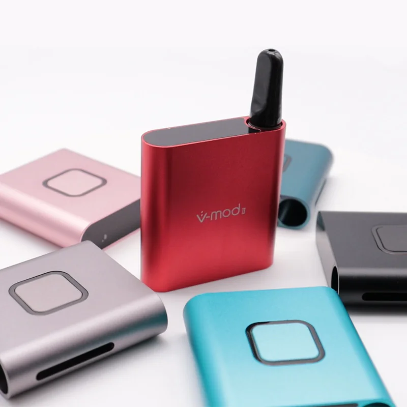 

Original Komodo Vmod II Mod 900mah Battery Box Mod 510 Magnetic Adapter for Thick Oil Cartridges Carts Haptic Feedback Edition