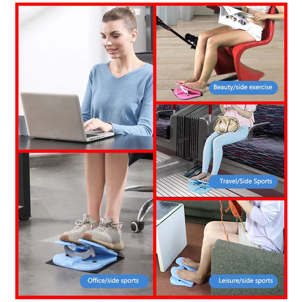 

Mini Leg Stretching Board Portable Leg Exercise Board Fitness Equipment Standing Inclined Pedals Sturdy Non-Slip for Home Office