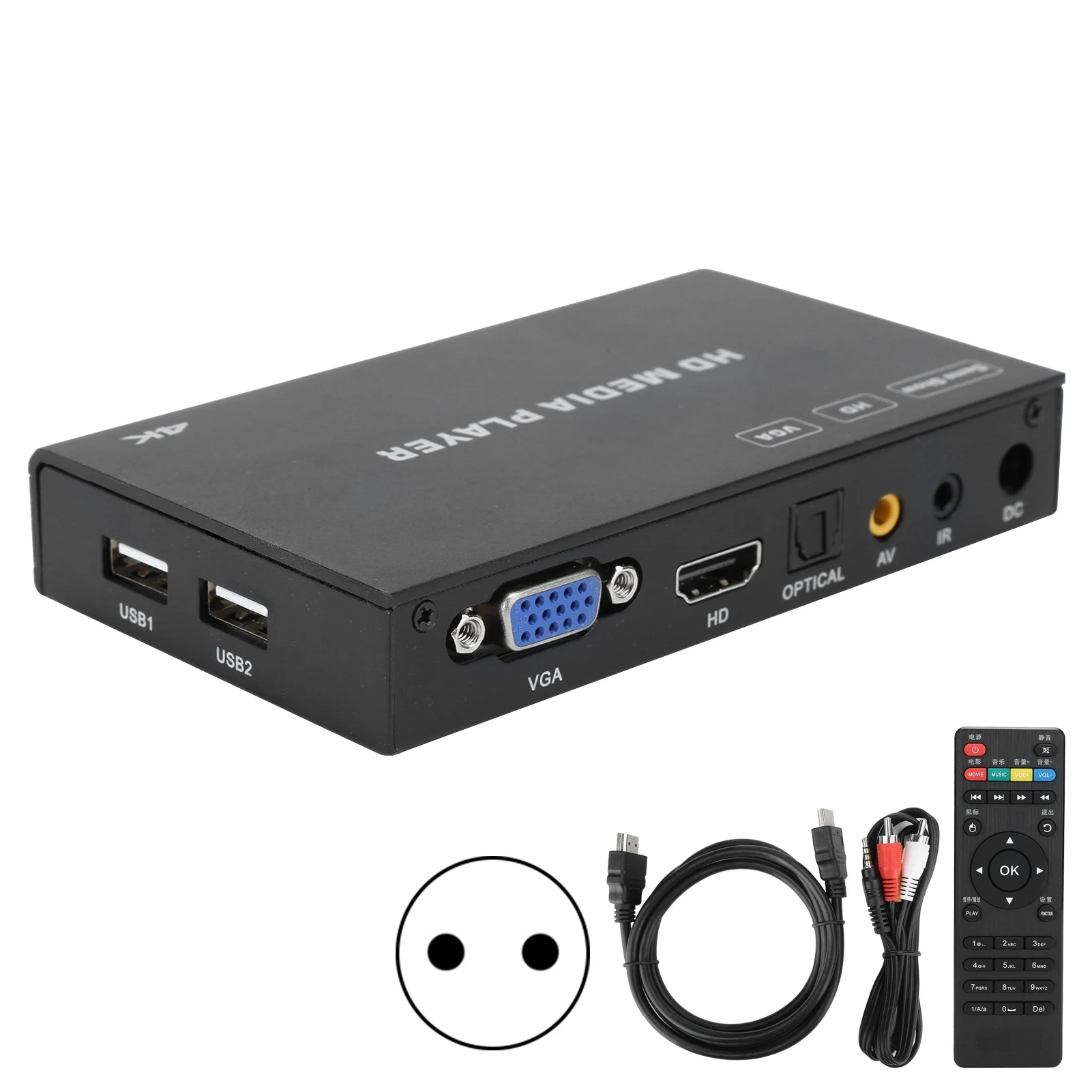 

X6 Super High Definition 4K Digital Media Player HDMI Automatic/Loop Playback 100‑240VEU