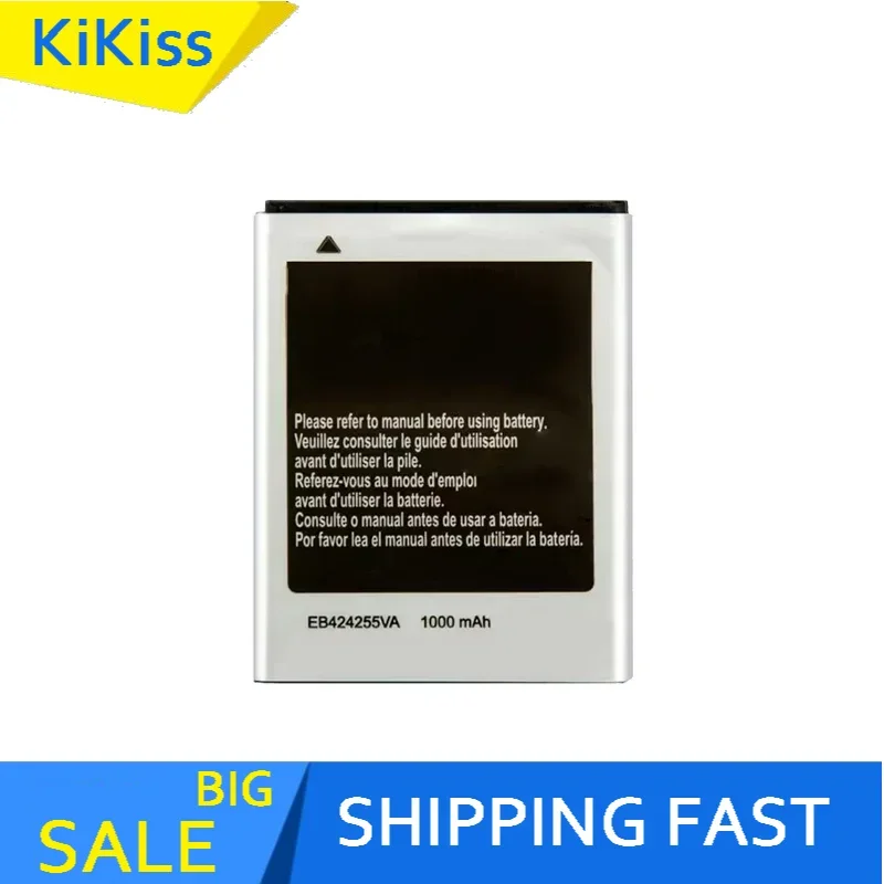 YKaiserin 1000 мАч Аккумулятор EB 424255 ВА VU для SAMSUNG M550 C5530 S3350 S3850 S5220 S5222 M630 R450 R380 R390 SCH-R560 R561