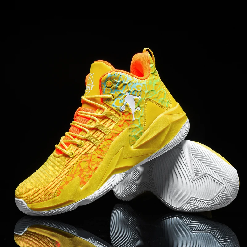 Fashion Men High-top Basketball Shoes Women Platform Basketball Sneakers Men Breathable Athletic Shoes Couple Sport Sneakers