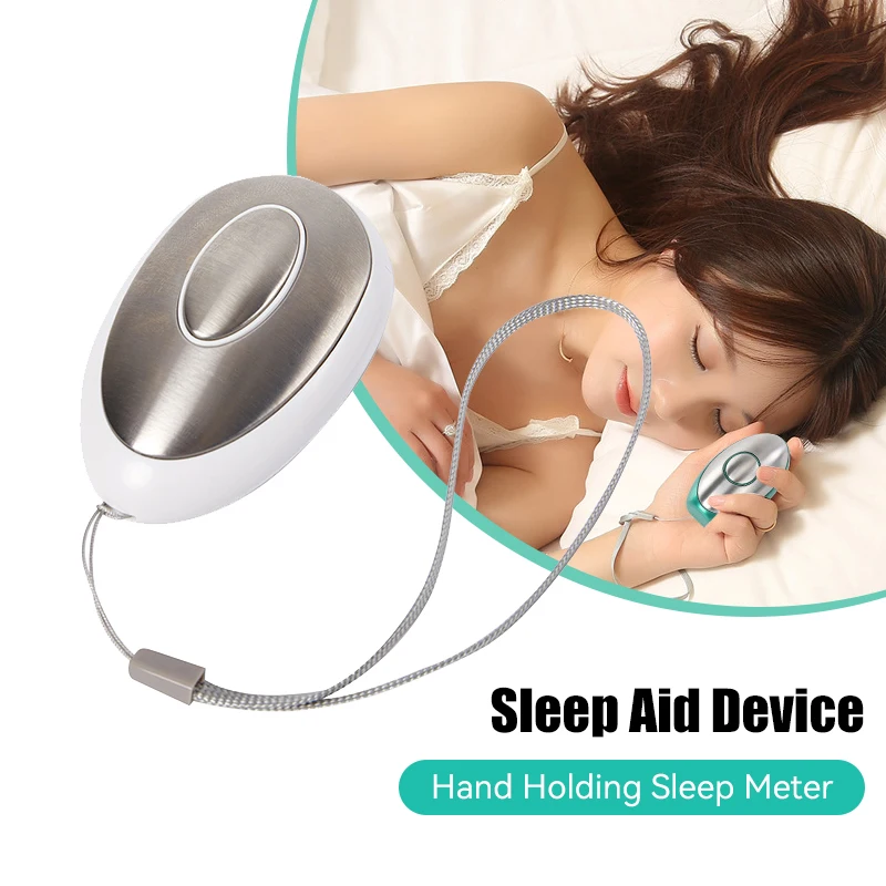 

Hand Held Sleep Aid Instrument Microcurrent Hypnosis Instrument Massager and Relax Tool Stress Pressure Relief Help Sleep Device