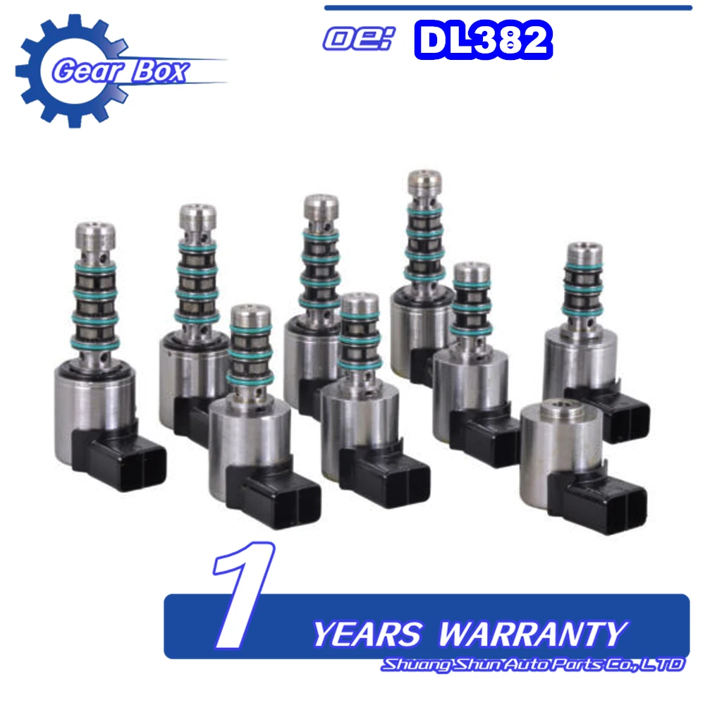 

Auto Parts 9-piece 0CK 0CL 0CJ DL382 Automatic Transmission Solenoid Kit for Audi Q5 A5 A6 A7