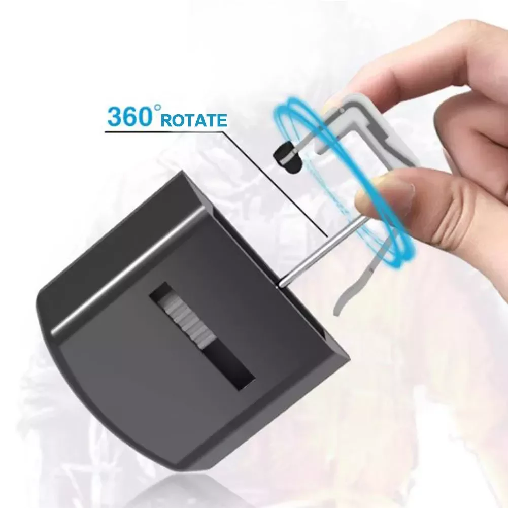 

2 шт. Гибкий контроллер геймпад Регулируемая беспрепятственная Чувствительная наклейка Кнопка огня Поворотная портативная ABS задняя крышк...