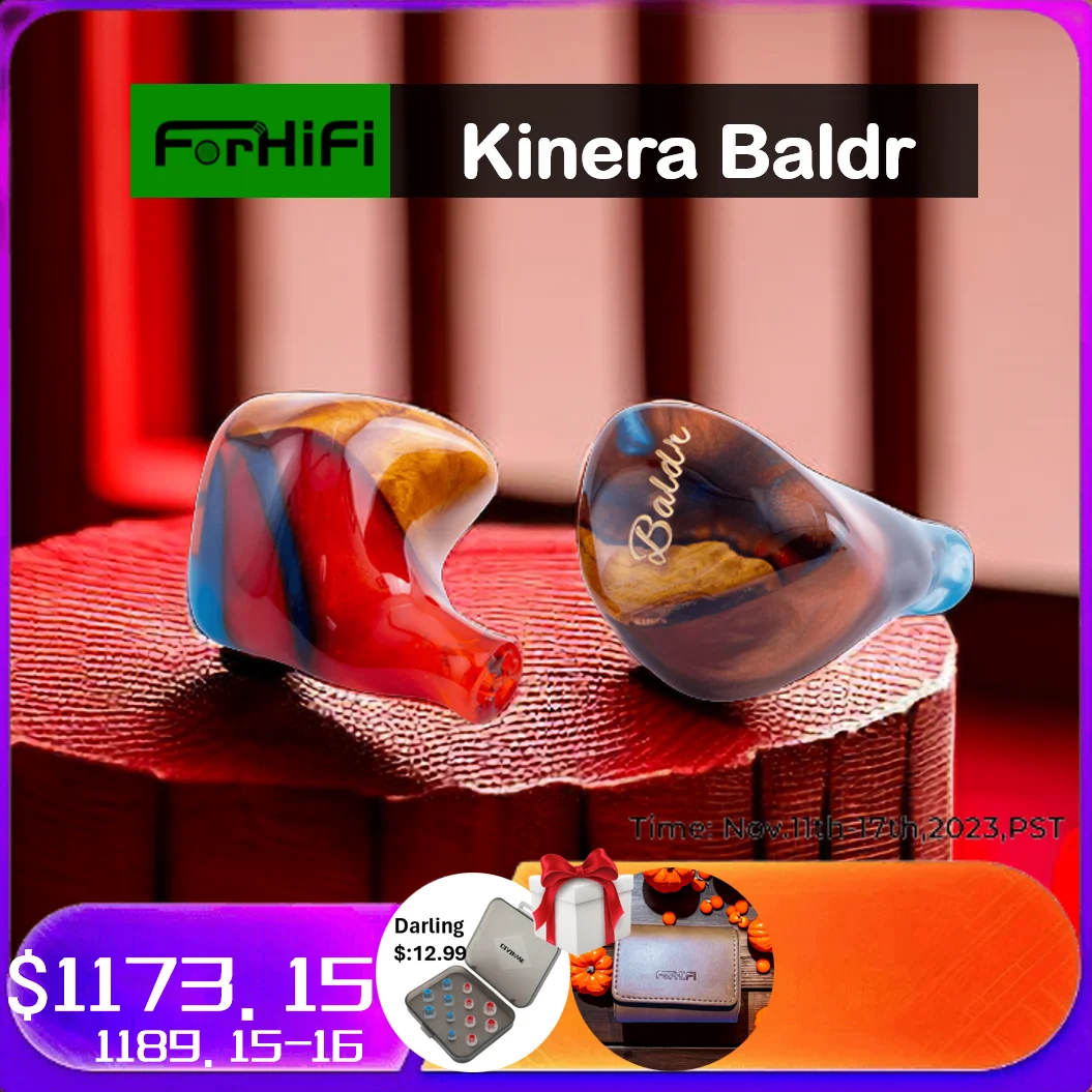 

Kinera Baldr Earphones 4EST+1DD+2BA Hybrid Driver In Ear Monitors Wired Headphone HiFi DJ IEMs Earbud With 2Pin Cable Headset